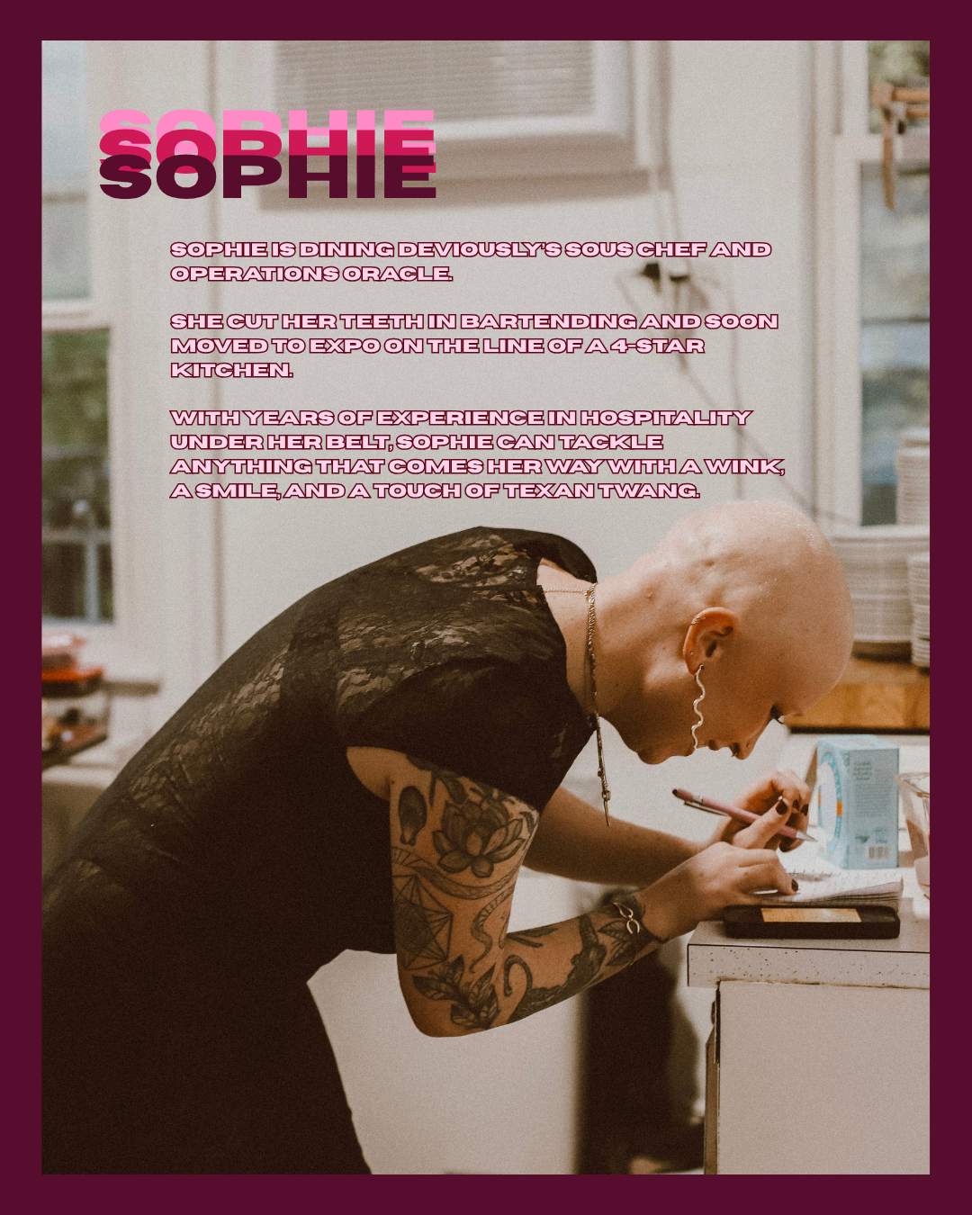 Meet Sophie of Dining Deviously